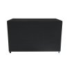 Rattan Modular 6 Piece Furniture Set & 996L Storage Box – Black