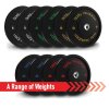 Body Revolution Olympic Bumper Plates Black 150kg SET