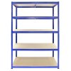 3 x Garage Shelving / Extra Large Shed Racking Unit 120cm Wide x 60cm Deep x 180cm High T-RAX + FREE Rubber Mallet