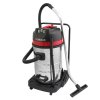 Industrial Vacuum Cleaner 80L Wet & Dry 4 Attachments Commercial Cleaning 3000W Triple Motor Stainless Steel Cloth Filter 1.5m Hose 9m Cable Bagless or Bagged 3 x FREE Hoover Bags