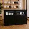 LED Retail Shop Counter B1500 - Black