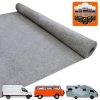 11m2 Van Lining Carpet Super Stretch Kit Camper Motor Homes Smoke Grey & 5 Heavy Duty Adhesive Glue Spray Cans