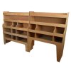 Ford Transit Custom SWB & LWB Offside Plywood Van Racking Tool Shelving Utility Shelves Organiser FREE L-Shaped Brackets
