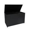 Rattan Cushion Storage Box 996L - Black