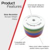 Body Revolution Olympic Bumper Plates Colour 150kg SET