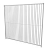 Dog Run Panels Galvanised Steel Kennel Heavy Duty Walk In Animal Enclosure Pen Fence Playpen Outdoor Support Bar 5cm Bar Spacing 1.84m x 2m Modular FREE Ground Fixing Brackets & Fixing Kit