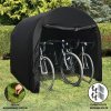 Waterproof Bike Tent Large Portable Moped Bicycle Mobility Scooter Shelter Storage Outdoor Garden Oxford Fabric Cover Steel Frame Anchorage System 8 FREE Ground Bolts & 8 Ground Pegs Hard Soft Ground