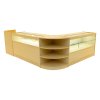 Europa LED Shop Counter Set B1500, C1500, TB60 & LM60 - Maple