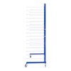 Spray Drying Rack Blue Trolley Eco Spray Paint Shop Woodworking Dry Storage 4 Heavy Duty 360 Degree Castors Mobile 15 Layers 20kg Per Layer 300kg Total Capacity Adjustable Width 175 H x 35/66 W x 55 D