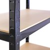 Monster Racking 90 x 45 x 180 cm Garage / Warehouse Shelving Unit / Racking Bay, Black Boltless Unit