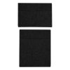 Camper Van Lining & 2 x Storage Pouches Black Carpet 4 Way Stretch 2m Wide 11m2 Coverage Car Motorhome Vehicle Interior Campervan Conversion 2 Size Tool Paperwork Document Pocket Organiser Holder