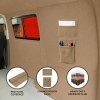 Camper Van Lining 2 Storage Pouches & 5 Cans Adhesive Glue Beige Carpet 4 Way Stretch 2m Wide 11m2 Coverage Car Motorhome Vehicle Interior Campervan Conversion 2 Size Tool Document Pocket Organiser