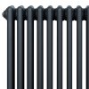 Traditional 4 Column Radiator - 300 x 1370mm - Anthracite