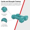 2 x 0.75KG Neoprene dumbbells