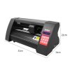 Vinyl Cutter 350mm PixMax, Vinyl Cutting Plotter Machine, Built-in Optical Eye Laser Guide Sign Sticker Label Biro pen component 3 Rollers included