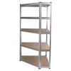 2 x 90cm Heavy Duty Racking & 1 x Corner Unit / Garage Galvanised Steel Shelving