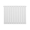 Flat Single Column Radiator - 600 x 700mm - White