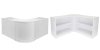 Monster Shop Zodiac A1200 CM60 Shop Installation Exhibition Reception Shop Counter Display Cabinet Shop Counter Retail Sales Counter Checkout Table Reception Counter Counter in Brilliant White