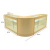 Helios LED Shop Counter Set CM60 & 2 x K1500 - Maple