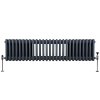 Traditional 3 Column Radiator - 300 x 1192mm - Anthracite Grey