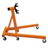 Engine Gearbox Support Stand 900kg 2000LBS Folding Legs Heavy Duty Swivel Transmission 360 Degree Rotation 810mm Work Height 6 Wheels 2 Brakes 4 Mounting Arms Professional Car Trolley Garage Workshop