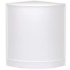 Curved Corner Shop Retail Counter Cabinet Showcase Display Till Cash Desk Retail White CM60