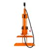 Hydraulic Shop Press 10 Ton Tonne 10,000kg Bench Mount Heavy Duty Steel Detachable Pressure Gauge Hand Pump Adjustable 180-335mm Vertical Work Area Workshop Garage FREE Tool Set 8 Mandrels & 1 Adapter