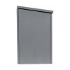 Parcel Post Drop Box Grey Large Steel Outdoor Lockable 2 Keys Letter Mail Package Courier Container Delivery Storage Wall Mount Safe Secure Anti Fishing Scannable Barcode FREE Screwdriver Fixing Kit