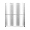 Dog Run Panels Galvanised Steel Kennel Heavy Duty Walk In Animal Enclosure Pen Fence Playpen Outdoor Support Bar 5cm Bar Spacing 1.84m x 1.5m Modular FREE Ground Fixing Brackets & Fixing Kit