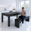 7-In-1 Games Table & Storage Bench - Grey
