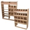 Vauxhall Vivaro SWB Plywood Van Racking Storage Utility Rack Unit Equipment Ply Shelving Tools / 12 x FREE L-Shaped Brackets