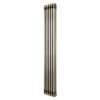 Traditional 3 Column Radiator - 1800 x 290mm - Raw Metal
