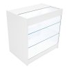 Demeter LED Shop Counter Set K900, B900 & LM60 - White
