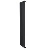 Flat Single Column Radiator - 1800 x 420mm - Black