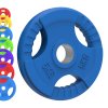Olympic Tri-Grip Rubber Weight Plates Colour Pairs Sets 15kg SET