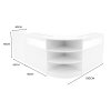 Sagittarius LED Shop Counter Set LM60, TB60 & 2 x B900 - White