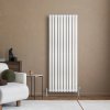 Oval Single Column Radiator - 1600 x 600mm - White