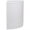 Curved Corner Shop Retail Counter Cabinet Showcase Display Till Cash Desk Retail White CM60