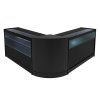 Adonis LED Shop Counter Set B1200, C1200 & CM60 - Black