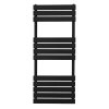 Flat Panel Towel Radiator – 1200mm x 450mm – Black