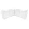 Iris LED Shop Counter Set CM60 & 2 x B1500 - White