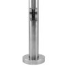 MonsterShop Stainless Steel Balustrade 900mm High End Post, Decking Landing Staircase, Brushed Metal