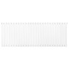 Oval Single Column Radiator - 600 x 1620mm - White