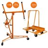 Plaster-board Hoist And Drywall Trolley Mobile Hoist Bundle Jack Tool Sheet 11ft Reach 68kg Lifting Capacity 1000kg Trolley Capacity Lockable Heavy Duty Foldable Commercial DIY T-Mech
