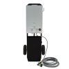 Portable Horse Shower With Steel Trolley Black 18L Tankless Instant Hot Water Gas Boiler LPG Heater 10m Water Hose & 9-Pattern Spray Gun Camping Outdoor 10