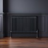 Traditional 3 Column Radiator - 600 x 832mm - Anthracite Grey