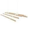 Clothes Airer Ceiling Pulley 6 Lath 1.8m Ivory Maid Traditional Mounted Clothing Dryer Victorian Clothes Horse Laundry Drying Rack Extendable Cast Iron Varnished Pine Kitchen Utility FREE Fixing Kit