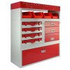 Monster Racking Firecracker Secure Van Racking Garage Storage Unit Red 101.6cm x 117.8cm x 36cm
