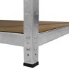 Workbench Table Boltless Worktable Galvanised Metal Shelving Storage Racking Massive 900kg Capacity Heavy Duty With FREE Rubber Mallet