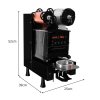 Automatic Cup Sealing Machine 500W & Bubble Tea Shaker Double Frame 400 r/min 350 - 1000ml Timer 6 - 120 Seconds 500-650 Cups/H Plastic Paper 90/ 95mm Diameter FREE Film Roll & 2 700ml Plastic Shakers